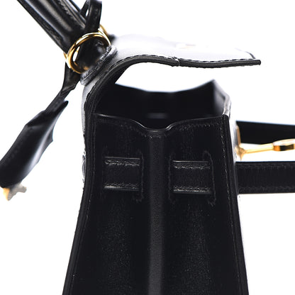 Hermes Box Kelly Sellier 25 Black 16 of 38