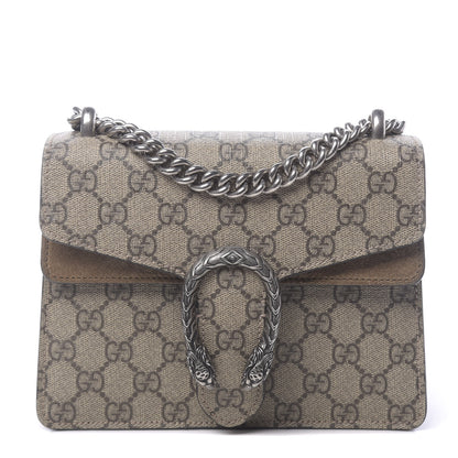 Gucci GG Supreme Monogram Mini Dionysus Shoulder Bag Taupe 1 of 13