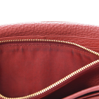 Prada Vitello Daino Continental Flap Wallet Fuoco 8 of 14