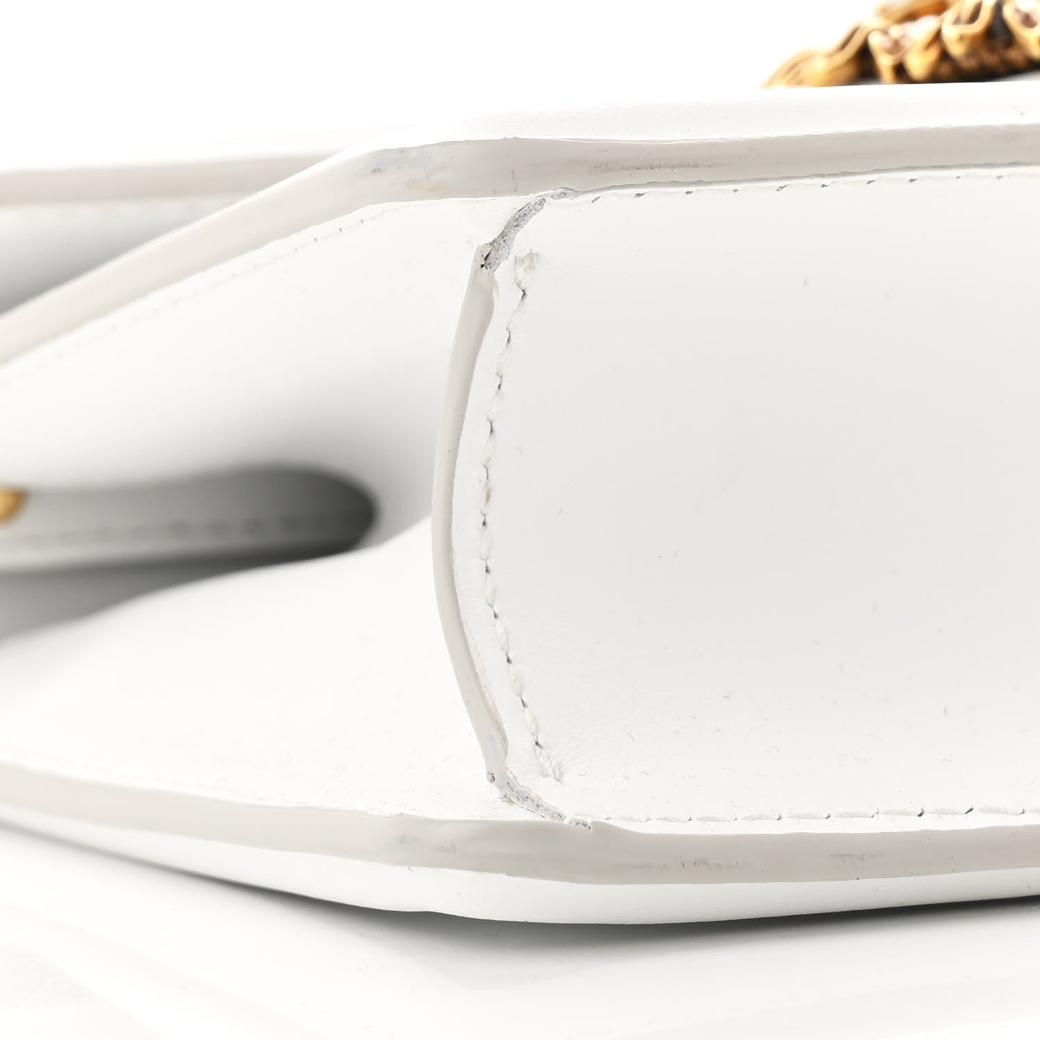 Dolce & Gabbana Smooth Calfskin Small Devotion Envelope Top Handle Bag White 9 of 12