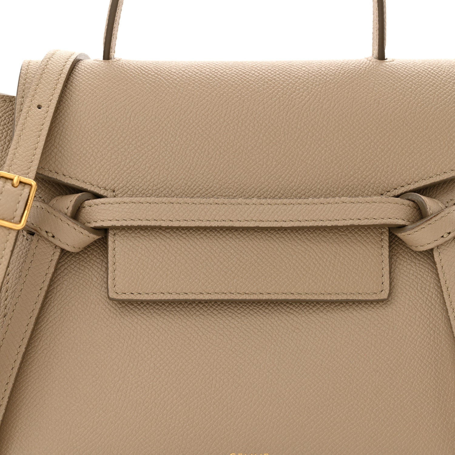 Celine Grained Calfskin Nano Belt Bag Light Taupe 8 of 13