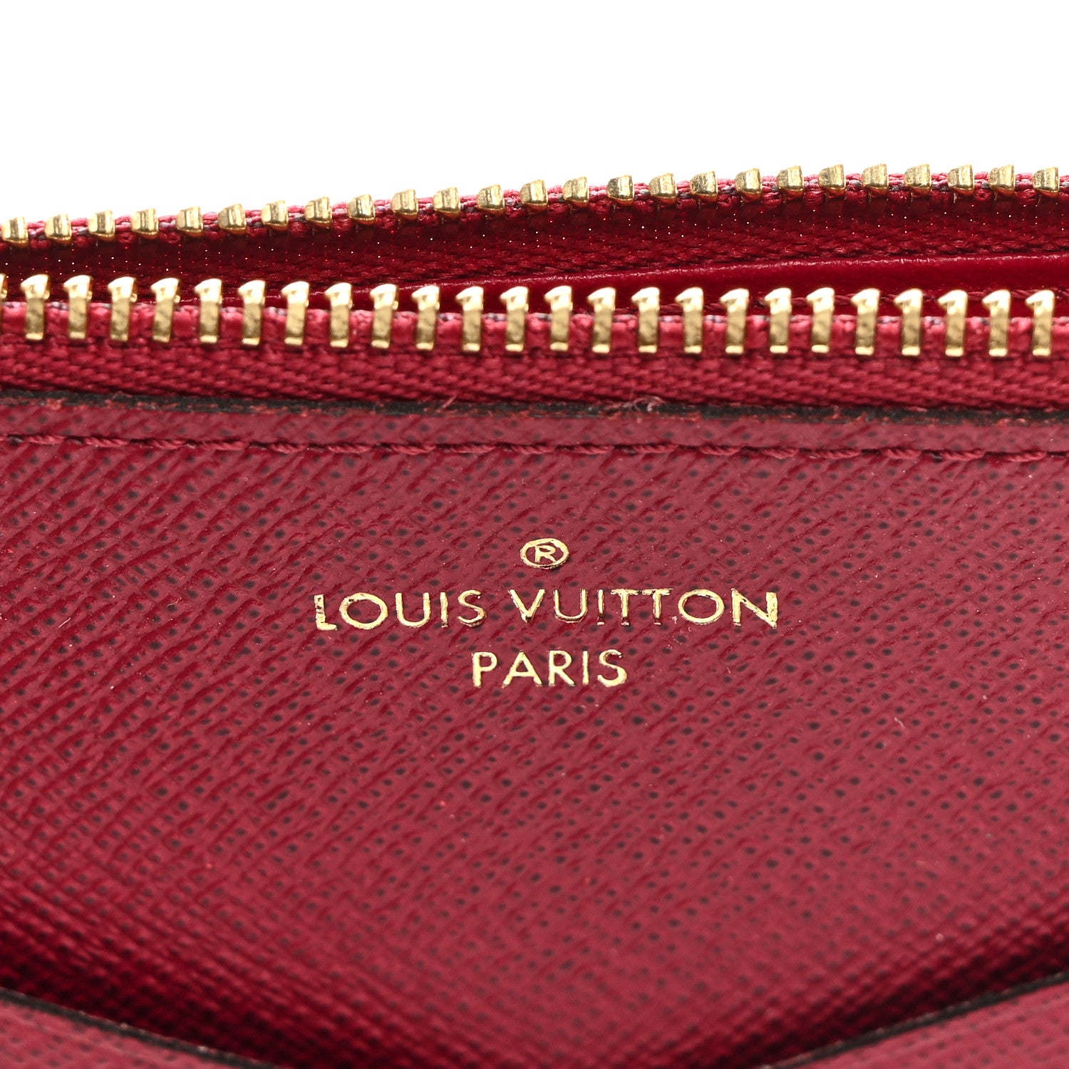 Louis Vuitton Calfskin Jeanne Wallet Zippered Insert Fuchsia 6 of 6