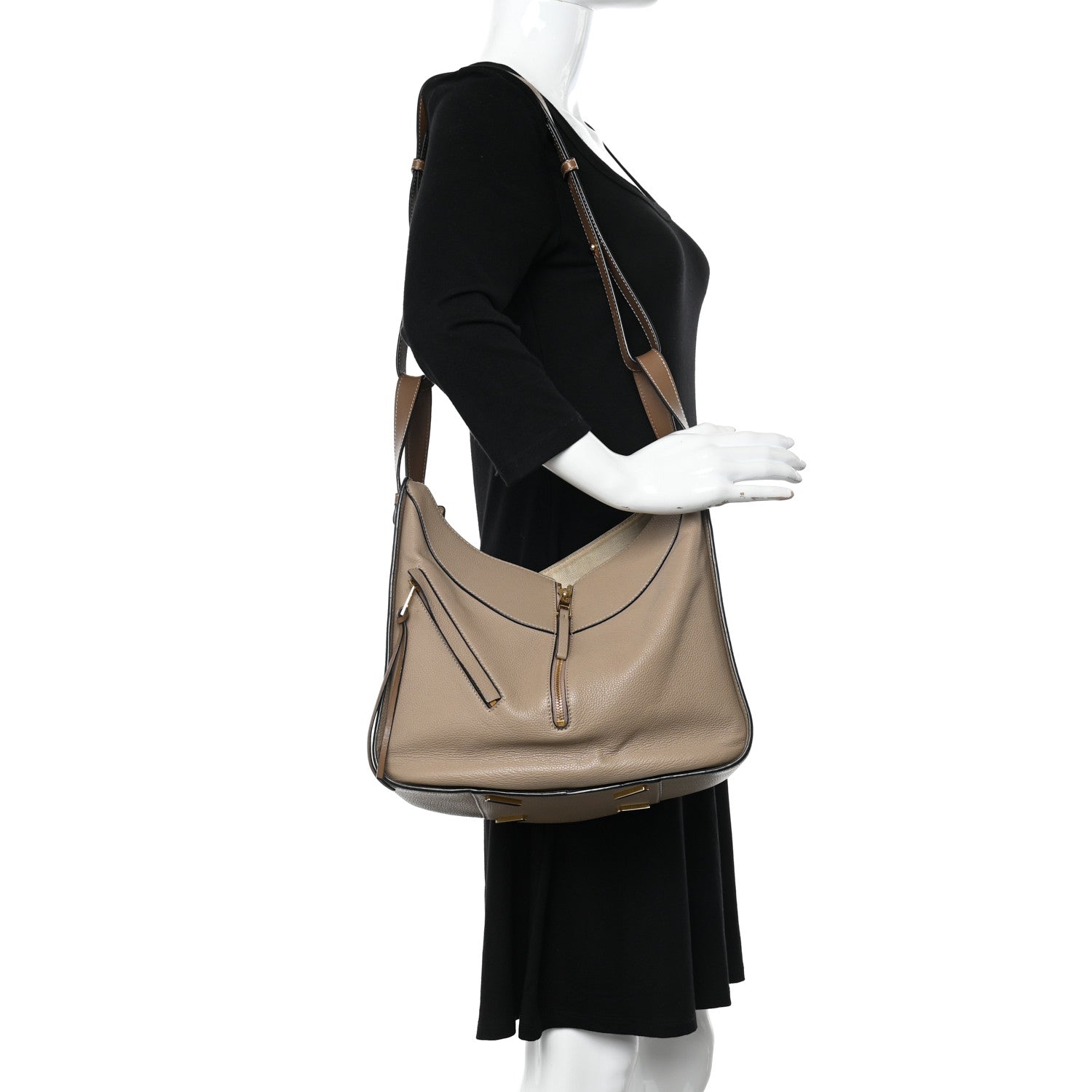 Loewe Calfskin Medium Hammock Shoulder Bag Sand Mink 2 of 9