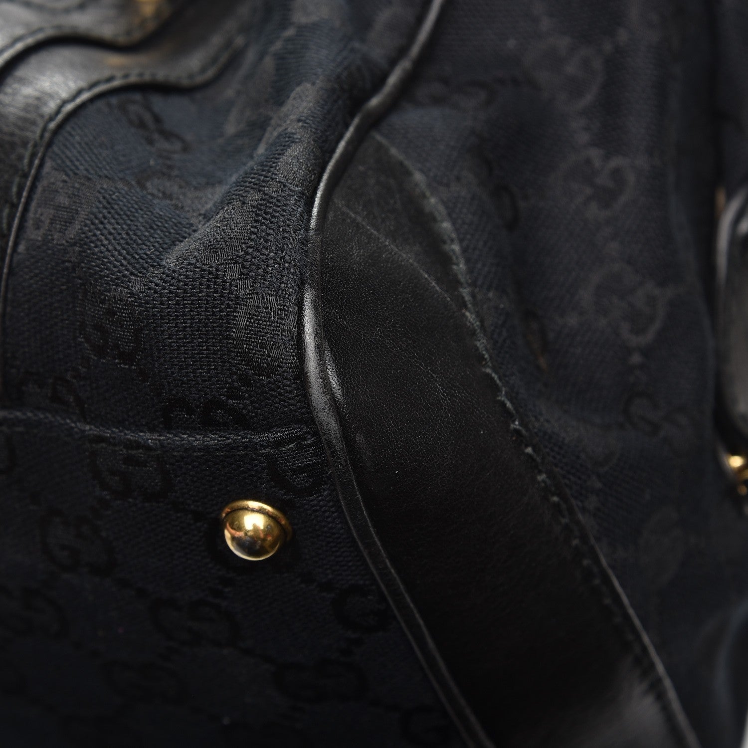 Gucci Monogram Medium Interlocking Boston Black 10 of 14