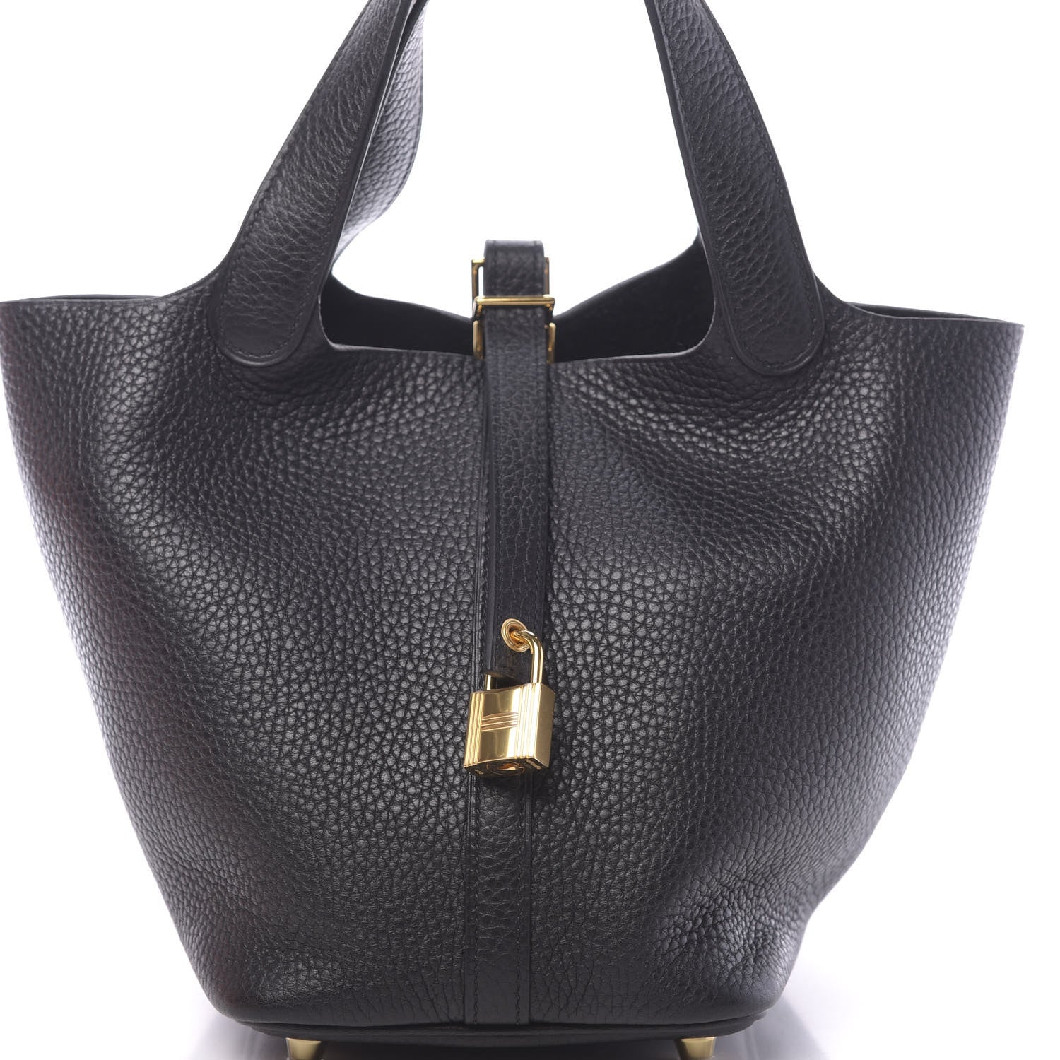 Hermes Taurillon Clemence Picotin Lock 18 PM Black 8 of 11