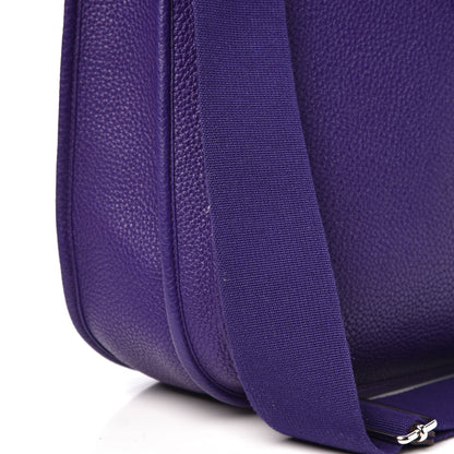 Hermes Taurillon Clemence Evelyne GM III Iris 9 of 9