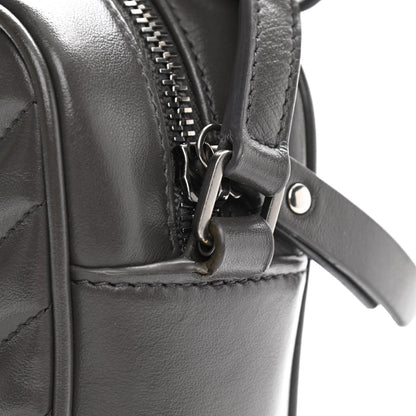 Saint Laurent Calfskin Matelasse Monogram Lou Camera Bag Sea Pebble 14 of 14