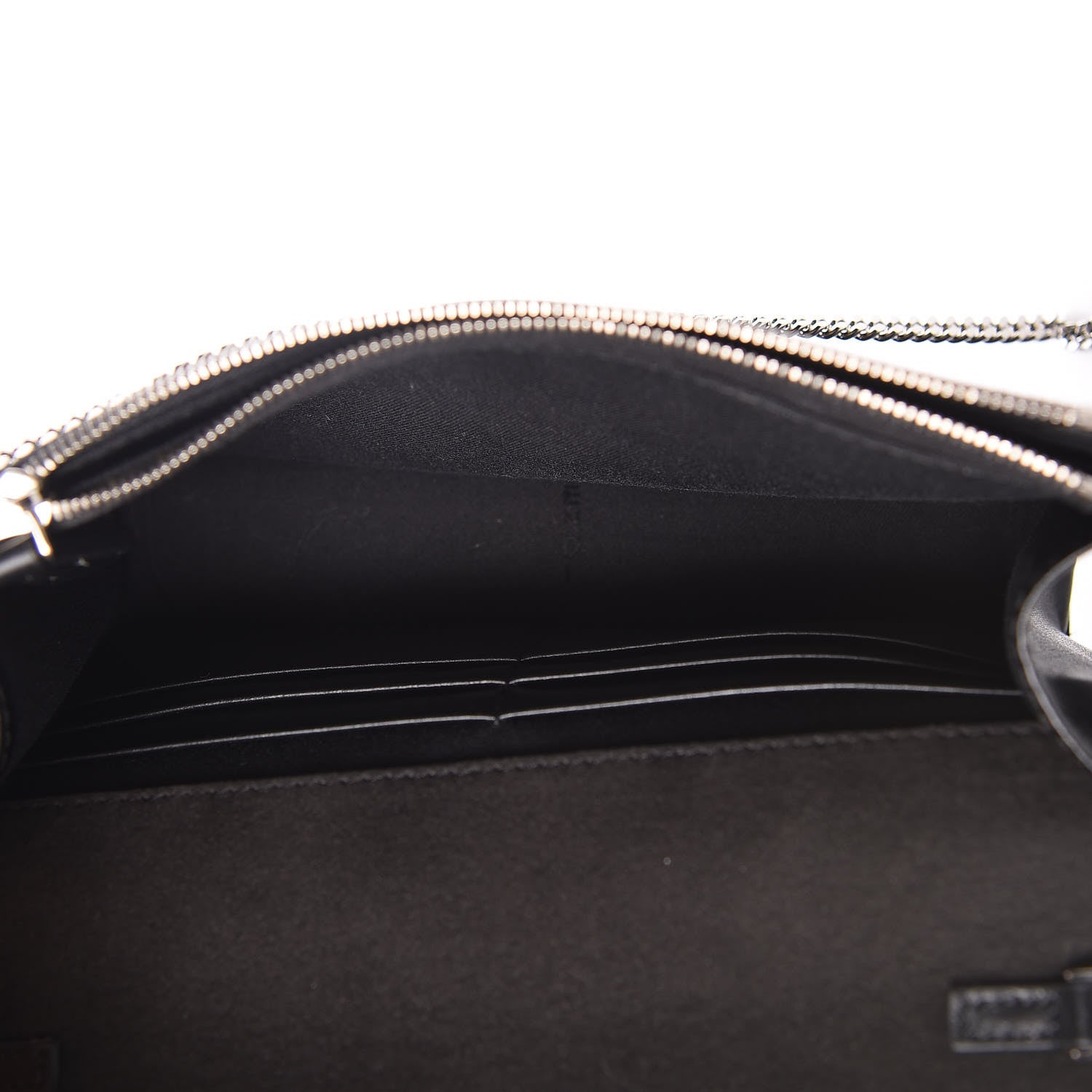 Fendi Vitello Liberty Studded Tube Wallet On Chain Black Multicolor 5 of 12
