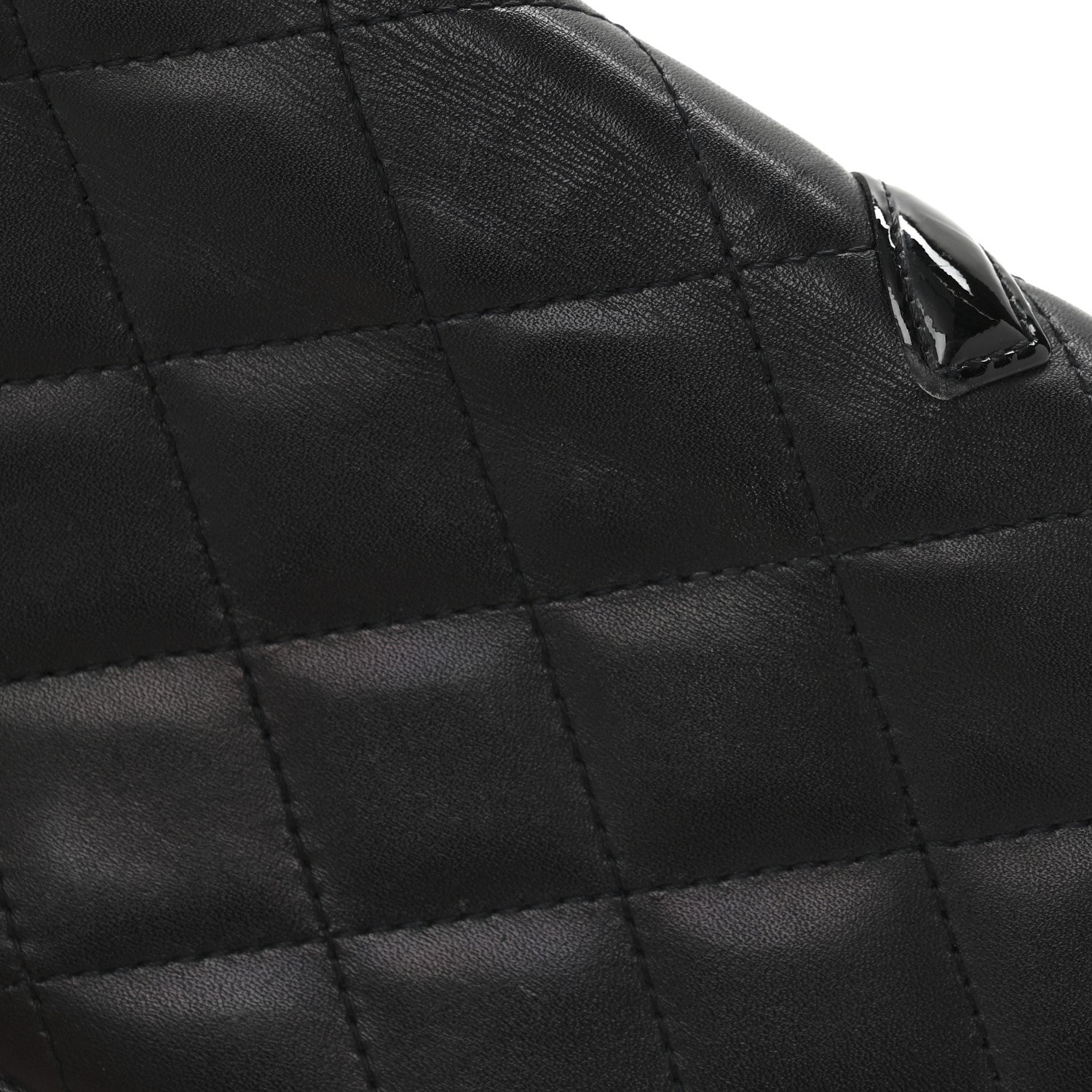 Chanel Calfskin Quilted Cambon Yen Wallet Black 11 of 12