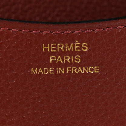 Hermes Evercolor Constance Slim Wallet Rouge H 7 of 9