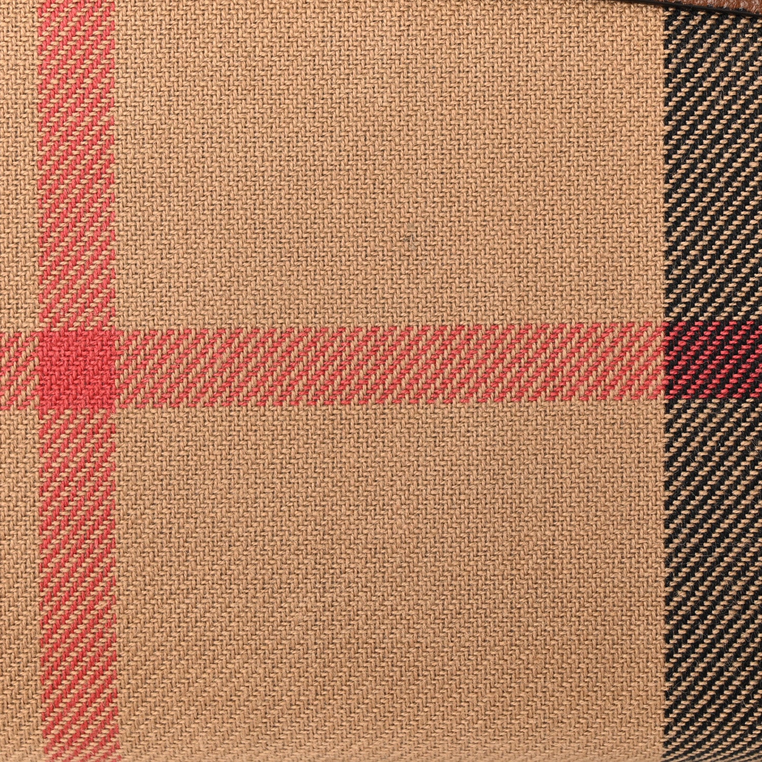 Burberry Derby Calfskin House Check Henley Wallet On Chain Tan 13 of 14