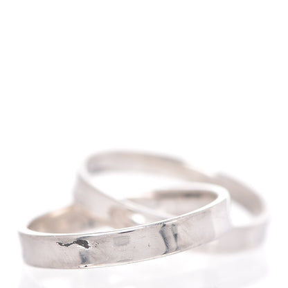 Tiffany Sterling Silver 1837 Interlocking Ring 51.9 6 7 of 7
