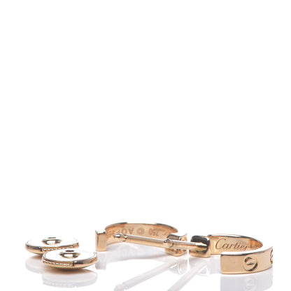 Cartier 18K Yellow Gold Small LOVE Hoop Earrings 3 of 6