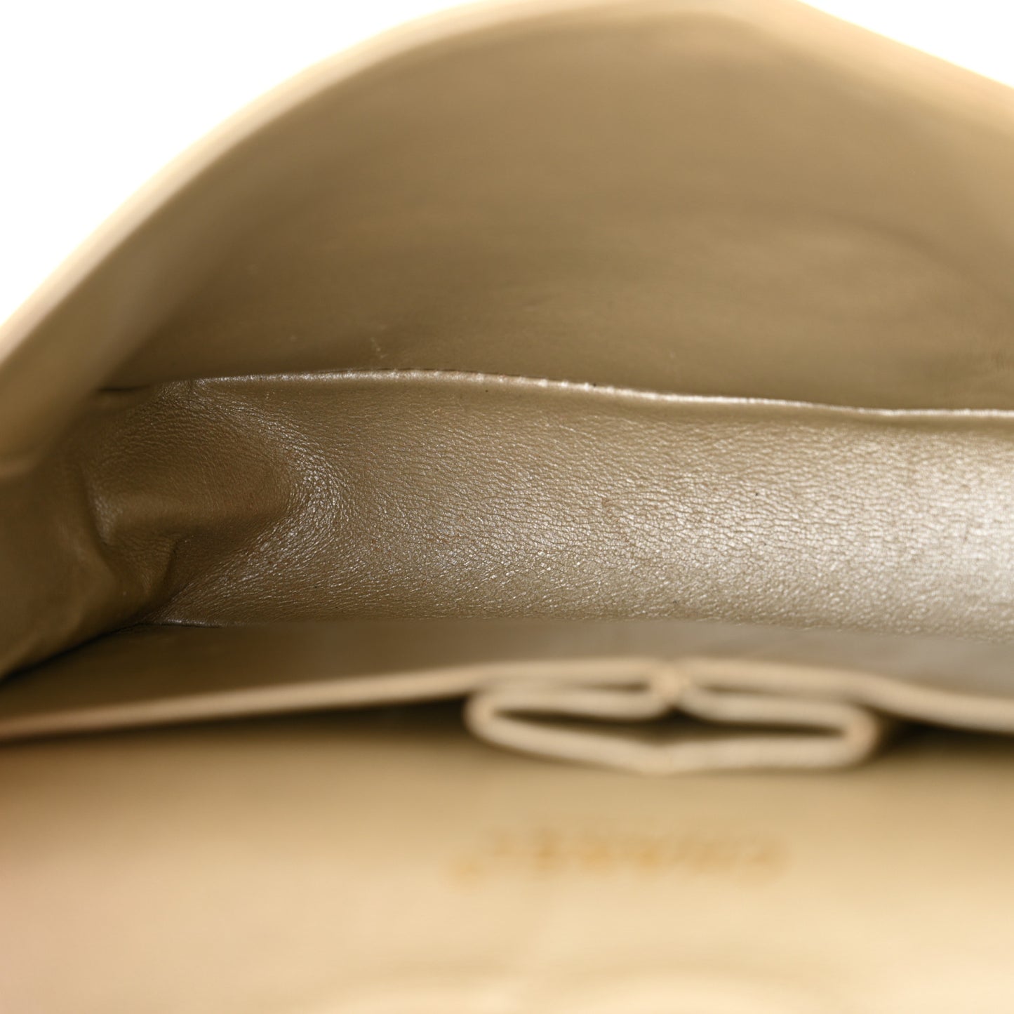 Metallic Lambskin Quilted Medium Double Flap Gold