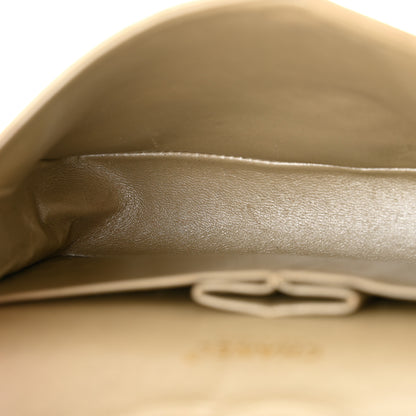 Chanel Metallic Lambskin Quilted Medium Double Flap Gold 12 of 23