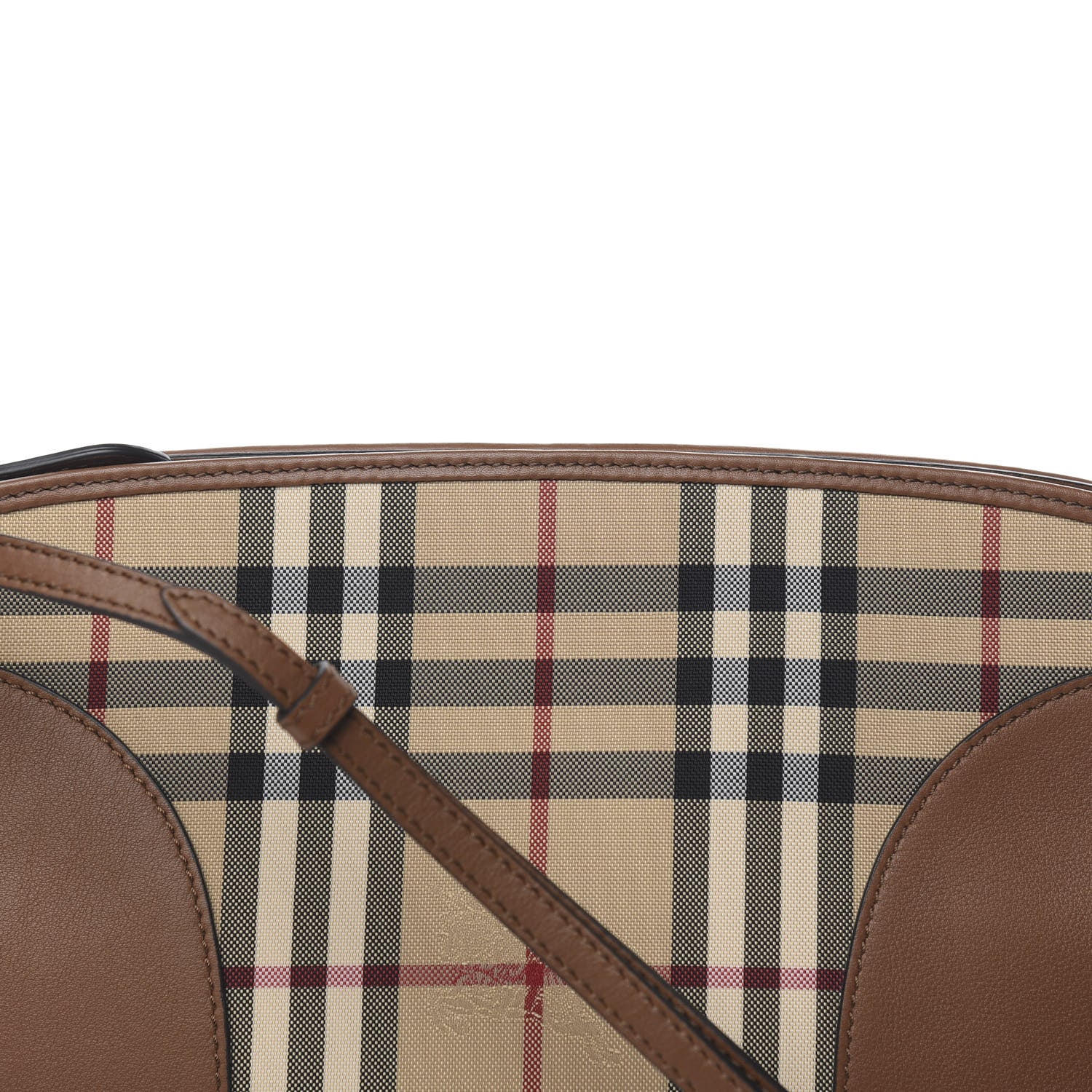 Burberry Horseferry Check Small Chichester Crossbody Clutch Bag Honey Tan 10 of 10