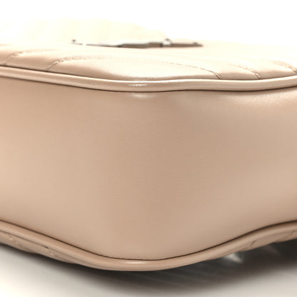 Saint Laurent Calfskin Matelasse Monogram Lou Camera Bag Nude Powder 9 of 10