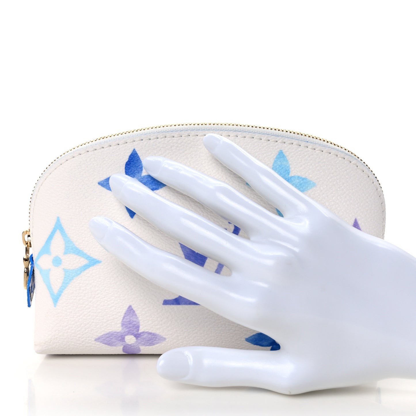 Monogram Giant By The Pool Cosmetic Pouch PM Blue