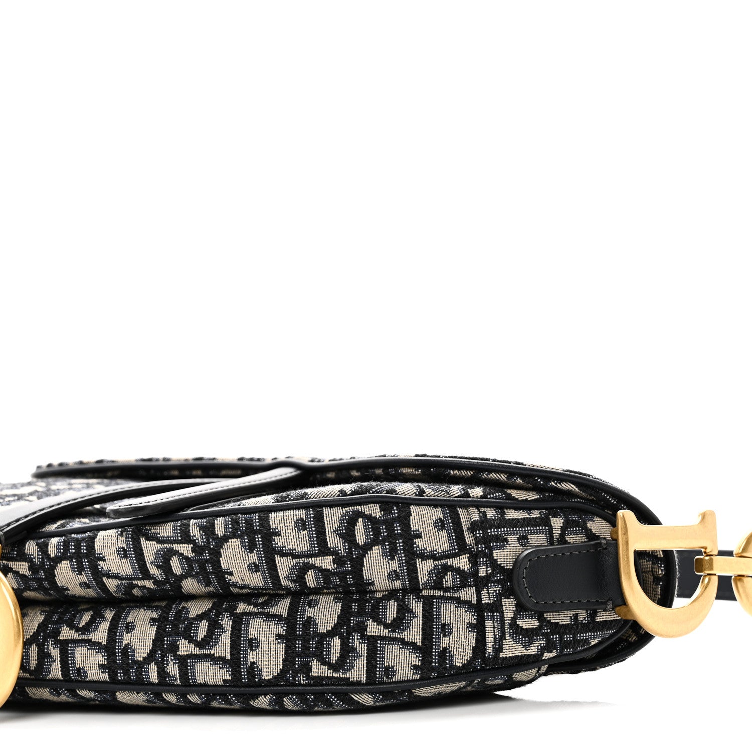 Christian Dior Oblique Saddle Bag Blue 10 of 10