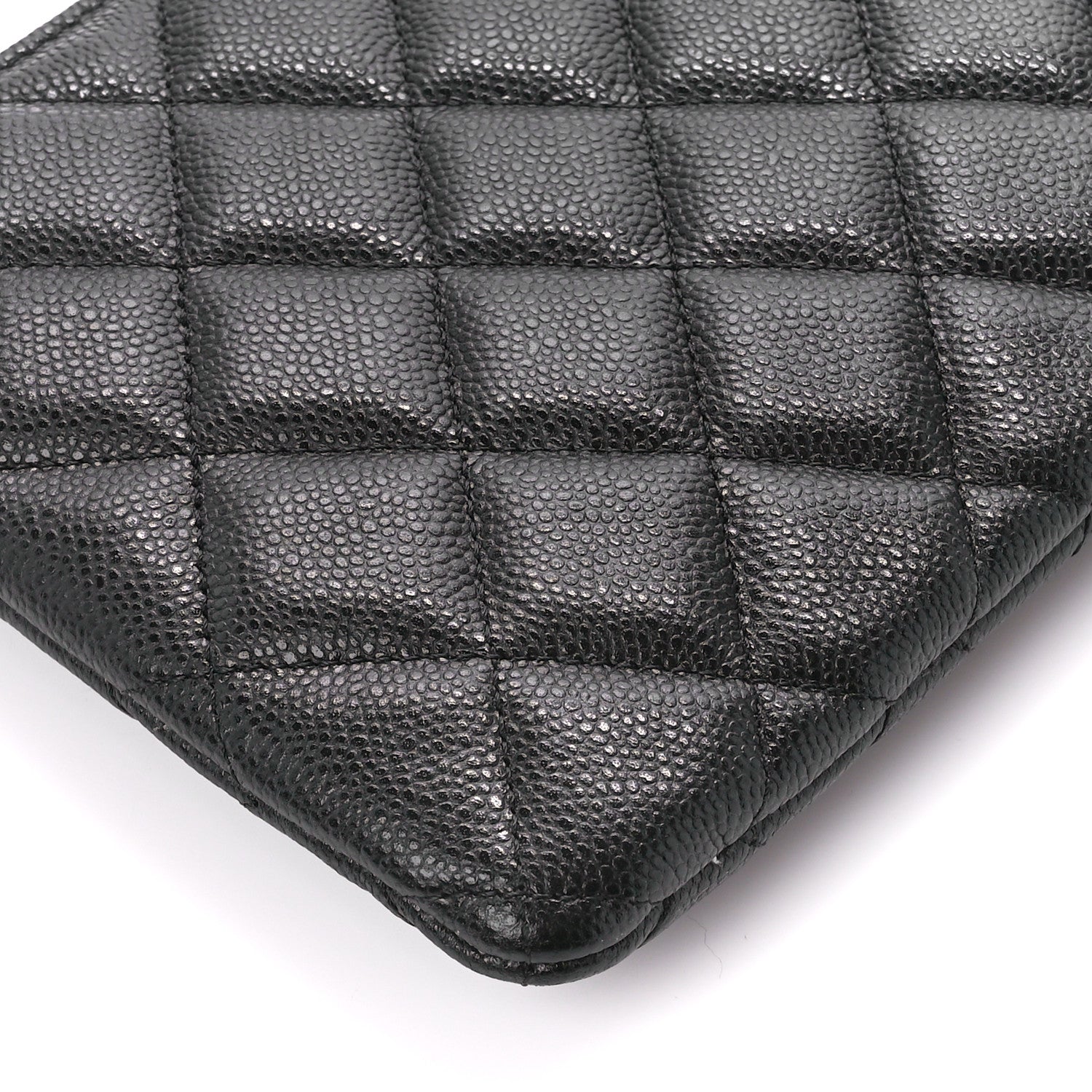 Chanel Caviar Quilted Cosmetic Case Black 9 of 11
