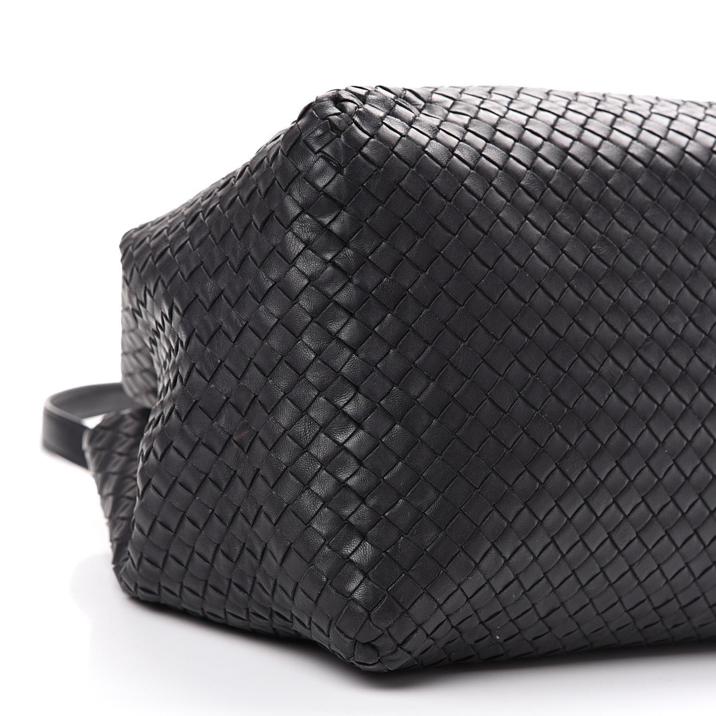 Nappa Intrecciato Large Seamless Tote Black