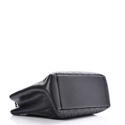 Chanel Caviar Quilted Grand Shopping Tote GST Black 4 of 10