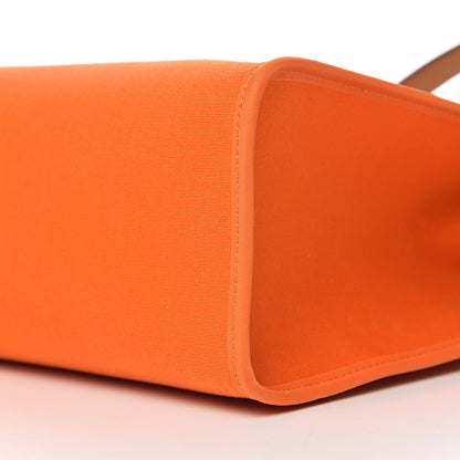 Hermes Vache Hunter Toile Herbag Zip 31 PM Orange 10 of 12