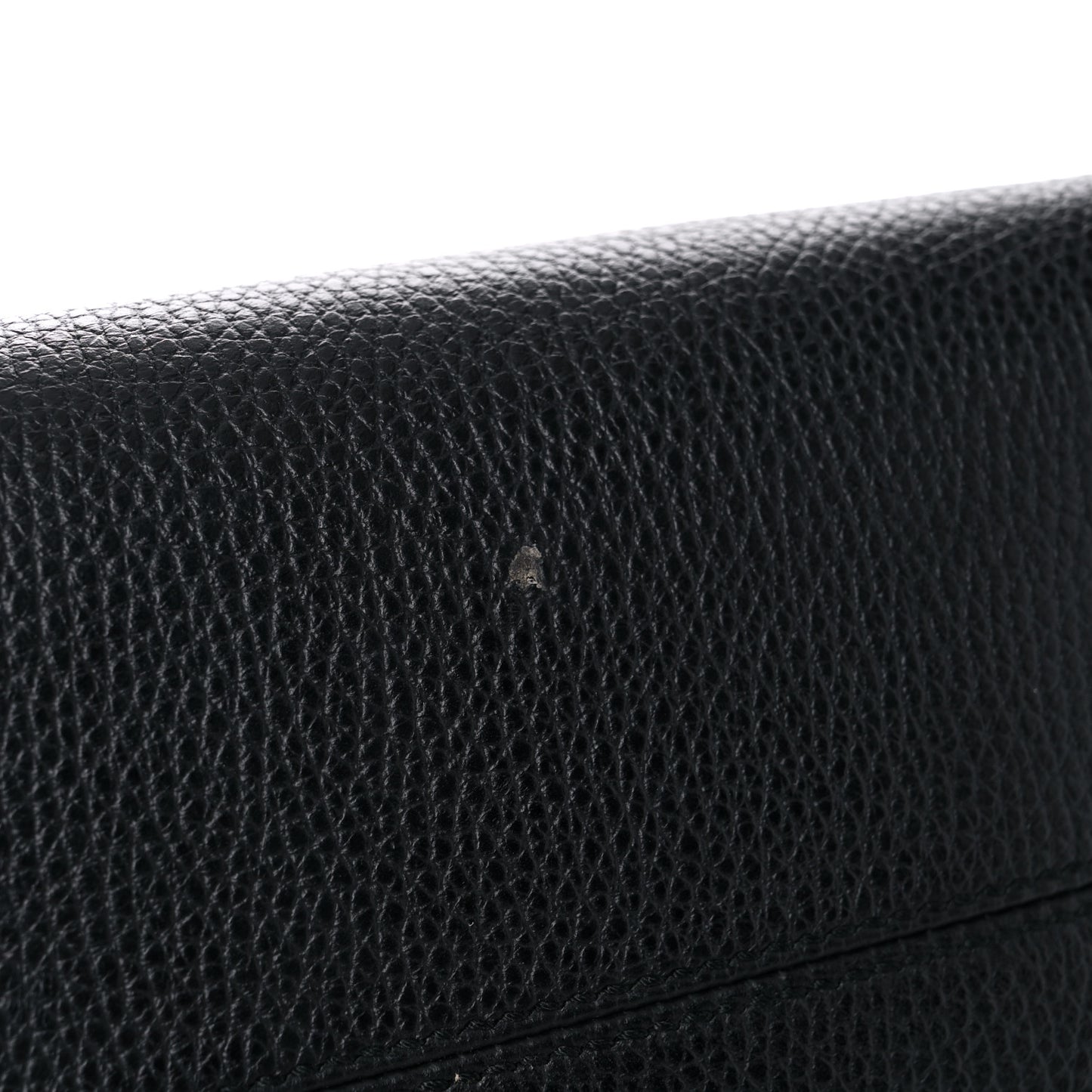 Pebbled Calfskin Small Swing Tote Black