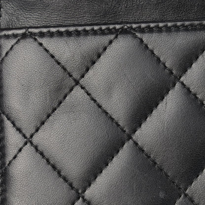 Chanel Lambskin Quilted Wallet On Chain WOC Black 15 of 19