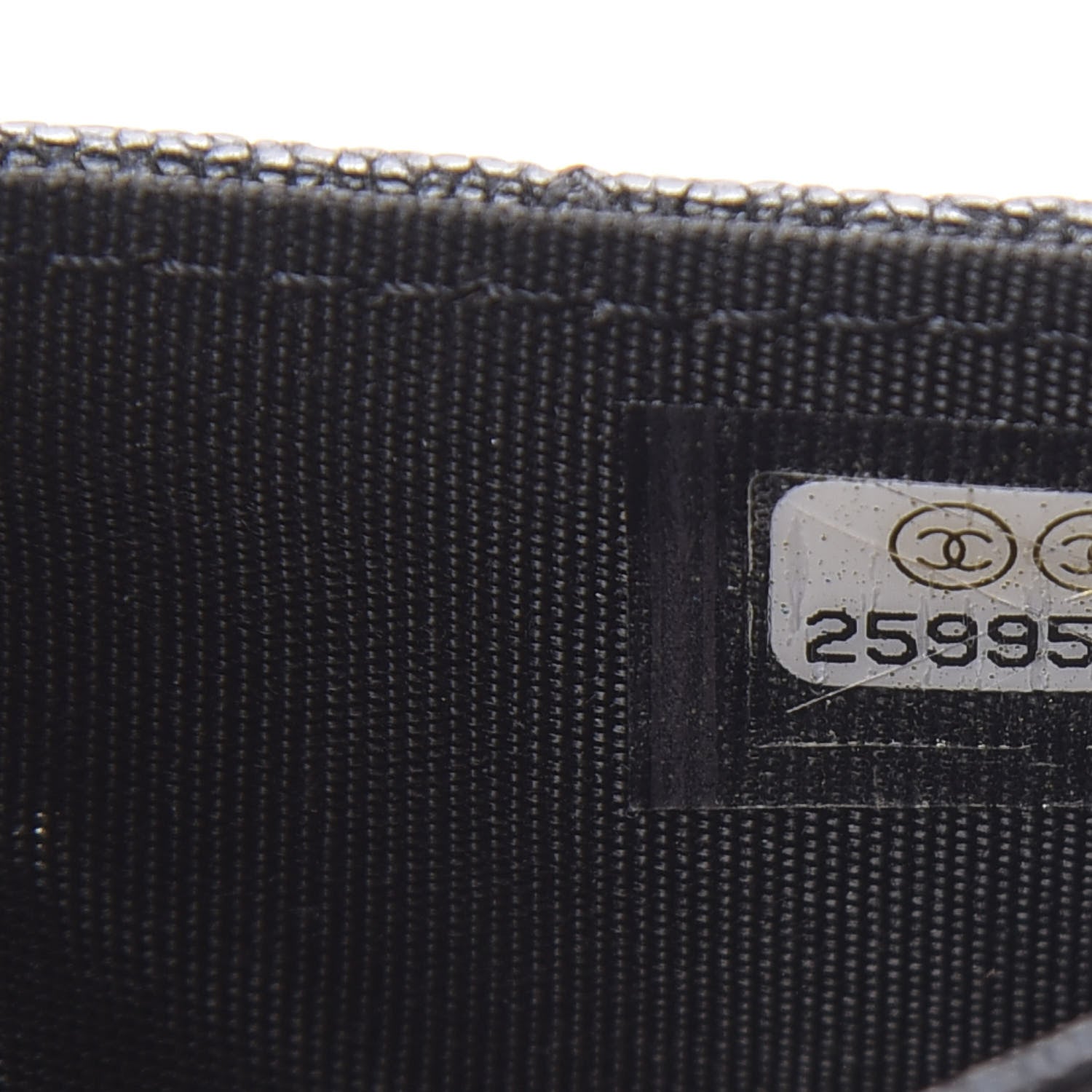Chanel Caviar Quilted Boy Flap Card Holder Black 8 of 9