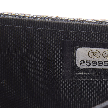 Chanel Caviar Quilted Boy Flap Card Holder Black 8 of 9
