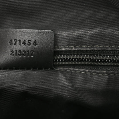 Gucci GG Supreme Monogram Web Messenger Bag Black 7 of 13