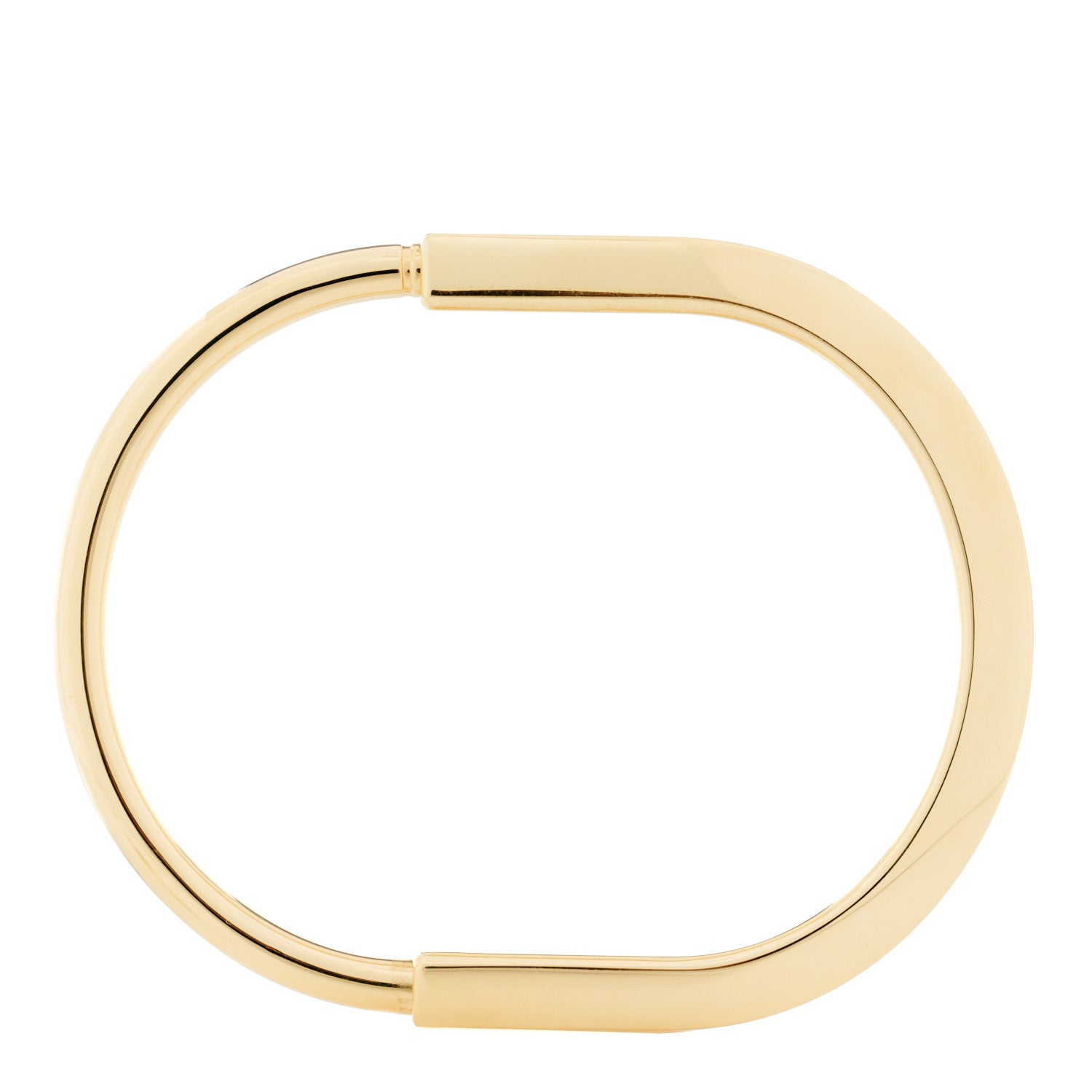 Tiffany 18K Yellow Gold Tiffany Lock Bangle Bracelet 5 of 5