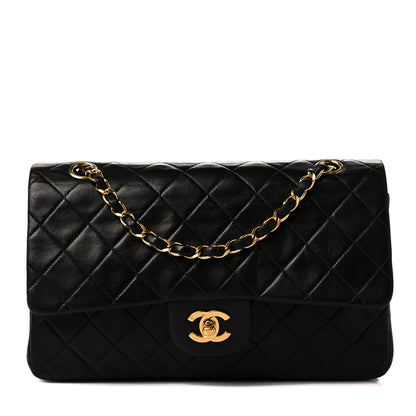 Chanel Lambskin Quilted Medium Double Flap Black 1 of 11