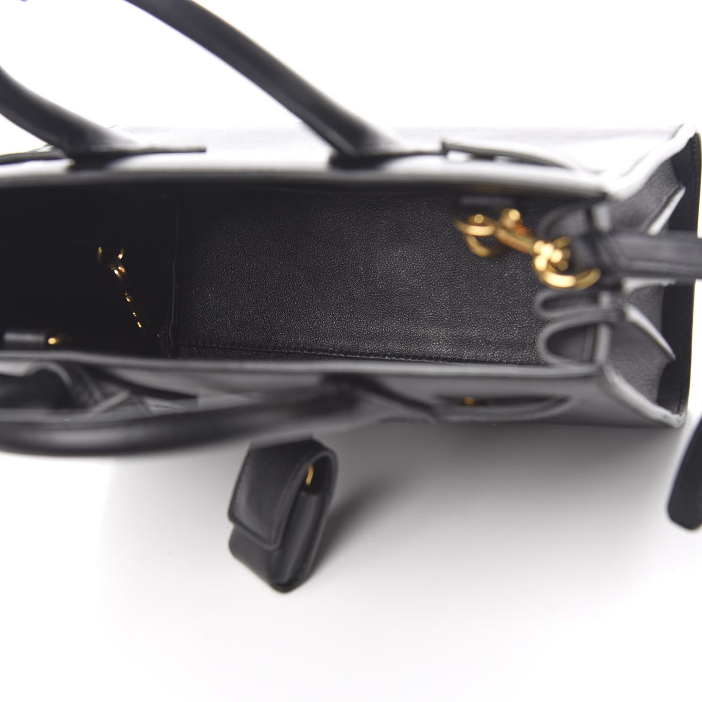 Calfskin Nano Sac de Jour Black