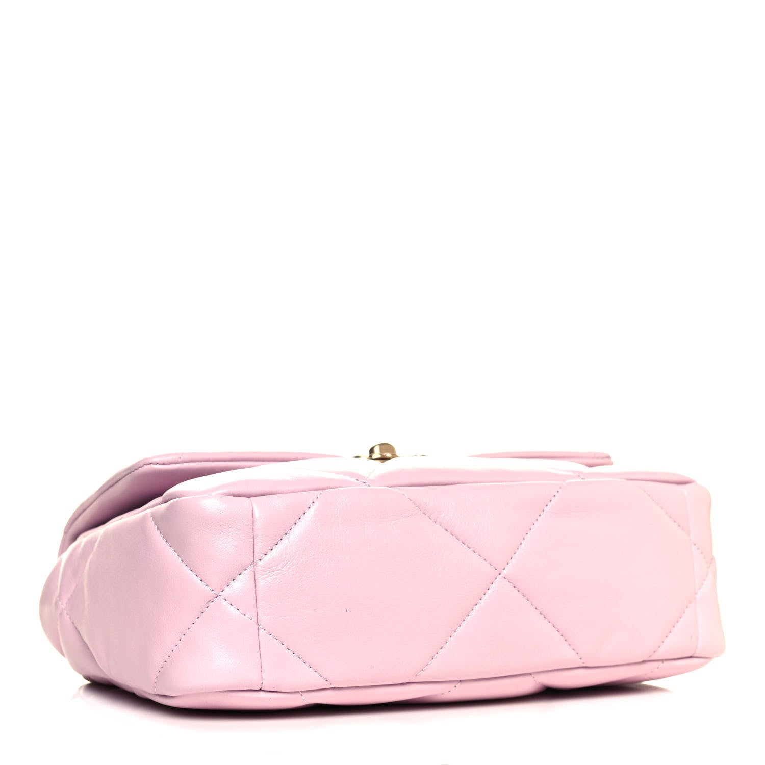 Chanel Lambskin Quilted Medium Chanel 19 Flap Light Pink 4 of 12