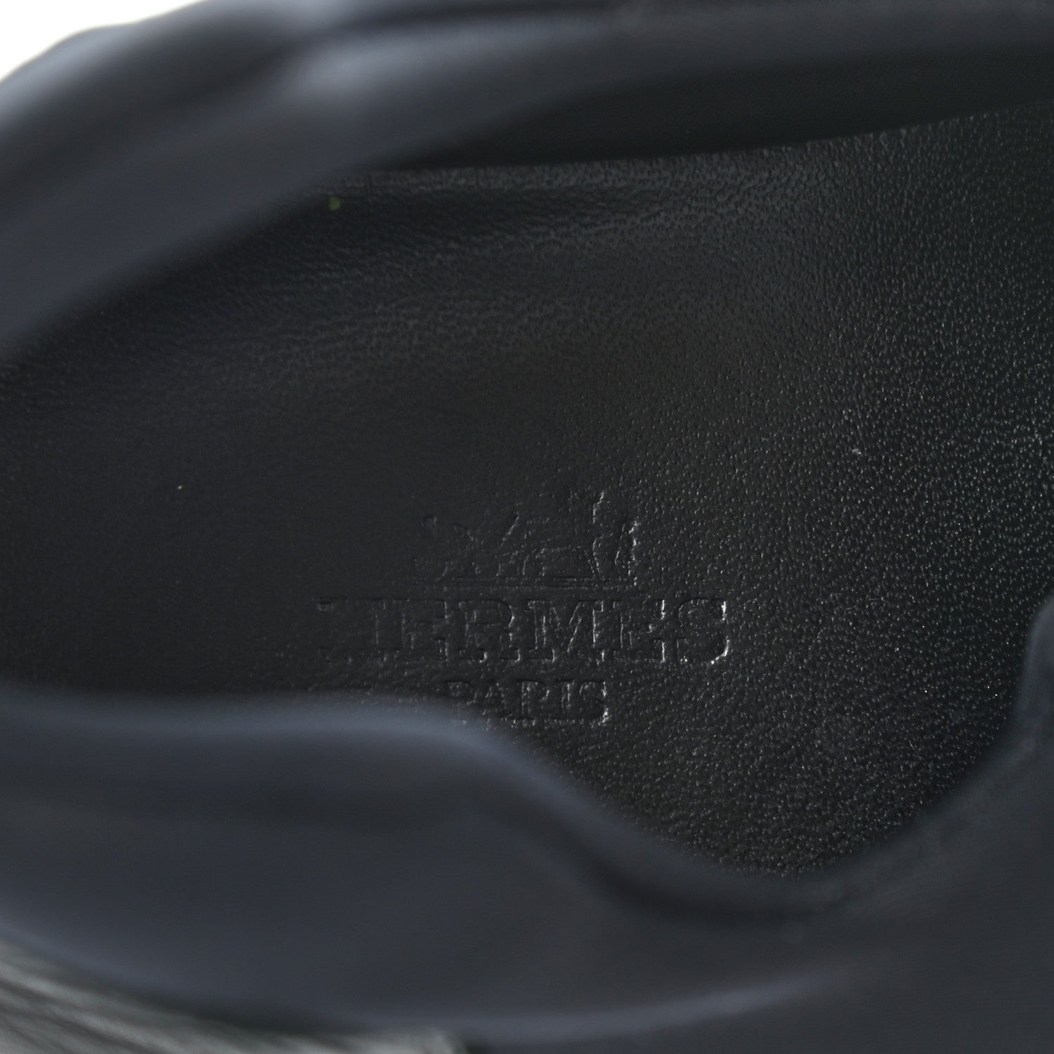 Hermes Technical Canvas Calfskin Run Sneakers 41.5 Marine 6 of 11
