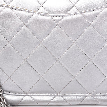 Chanel Metallic Lambskin Quilted 2.55 Reissue 227 Flap Silver 17 of 17