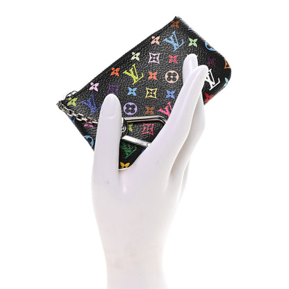 Louis Vuitton LV X TM Monogram Multicolor Key Pouch Black 2 of 8