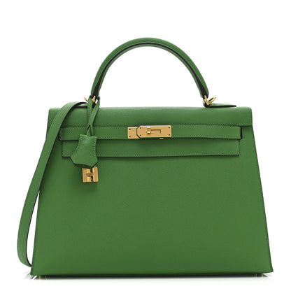 Hermes Epsom Kelly Sellier 32 Bamboo Bamboo 1 of 10
