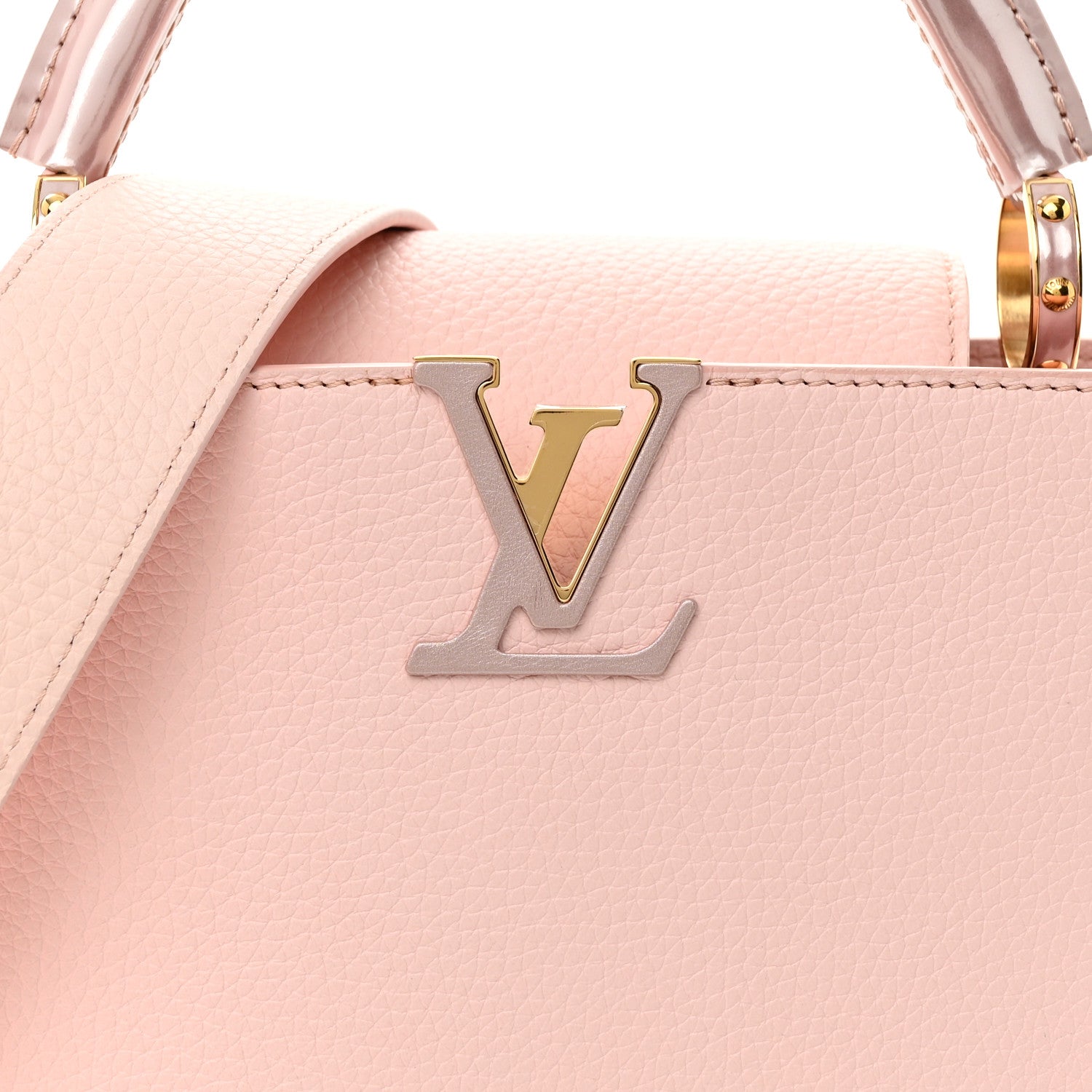 Louis Vuitton Taurillon Capucines BB Rose Jasmin 7 of 11