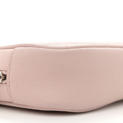Saint Laurent Grain De Poudre Matelasse Monogram Mini Lou Camera Bag Marble Pink 9 of 10