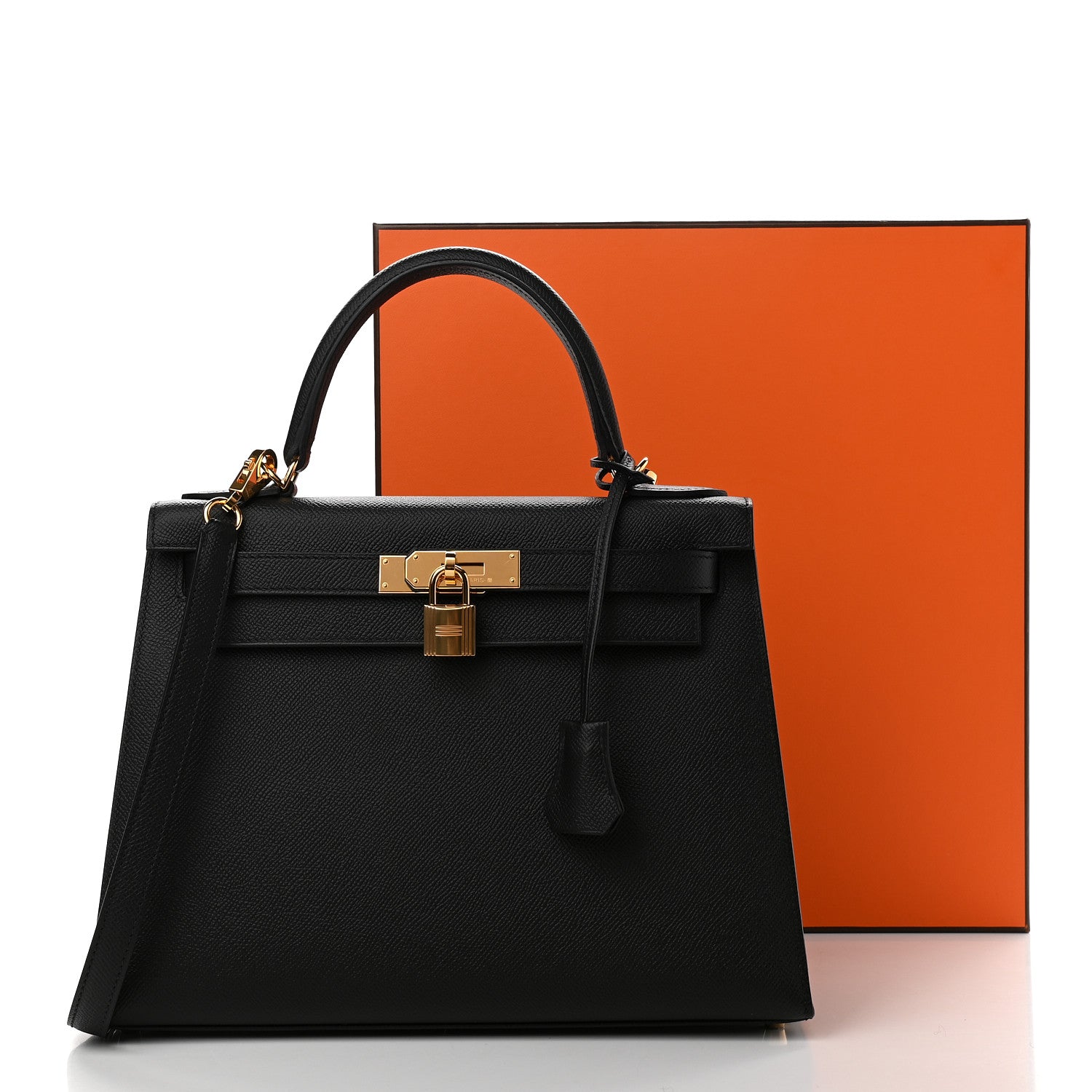 Hermes Epsom Kelly Sellier 28 Black 11 of 11