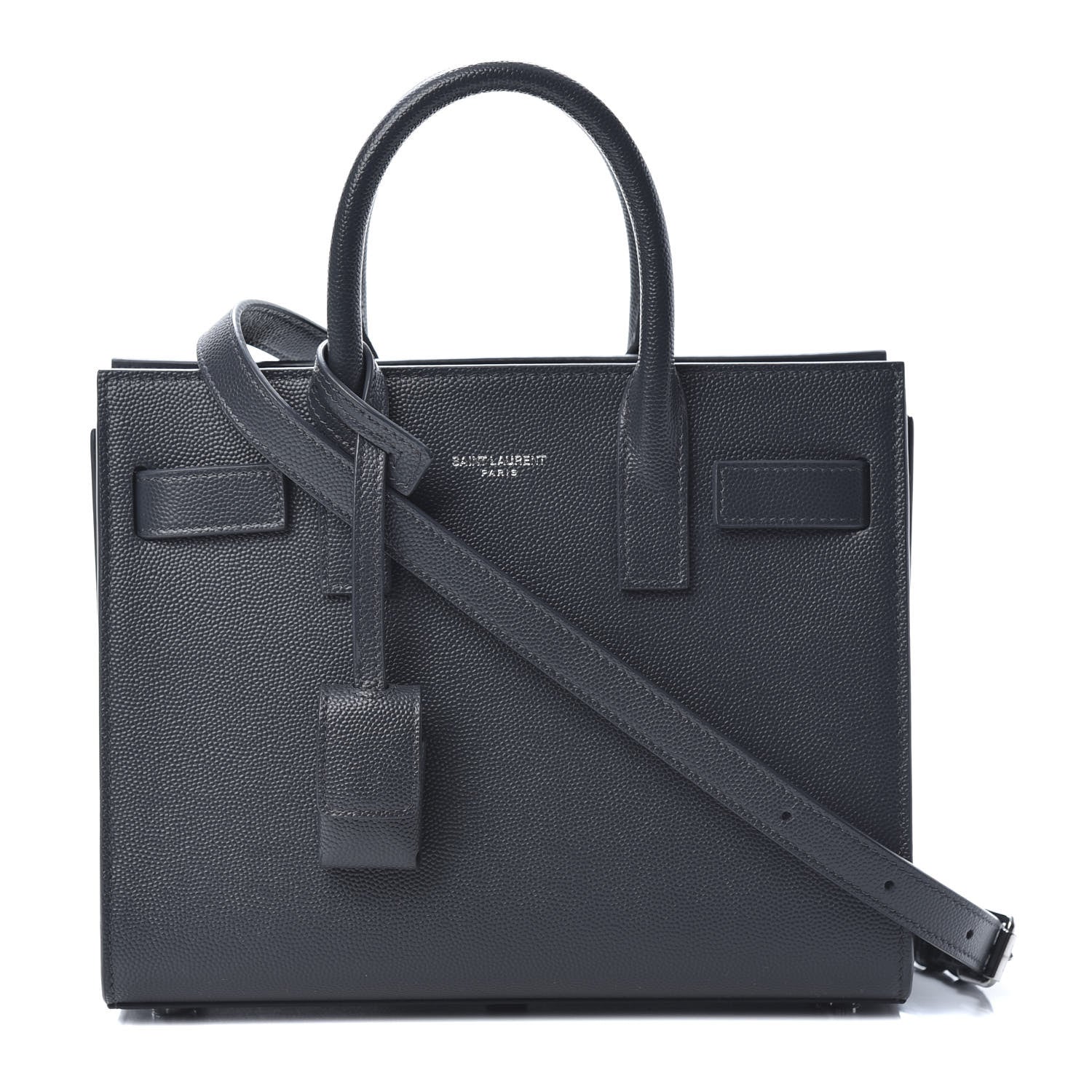 Saint Laurent Grain De Poudre Nano Sac De Jour Dark Smog 1 of 11