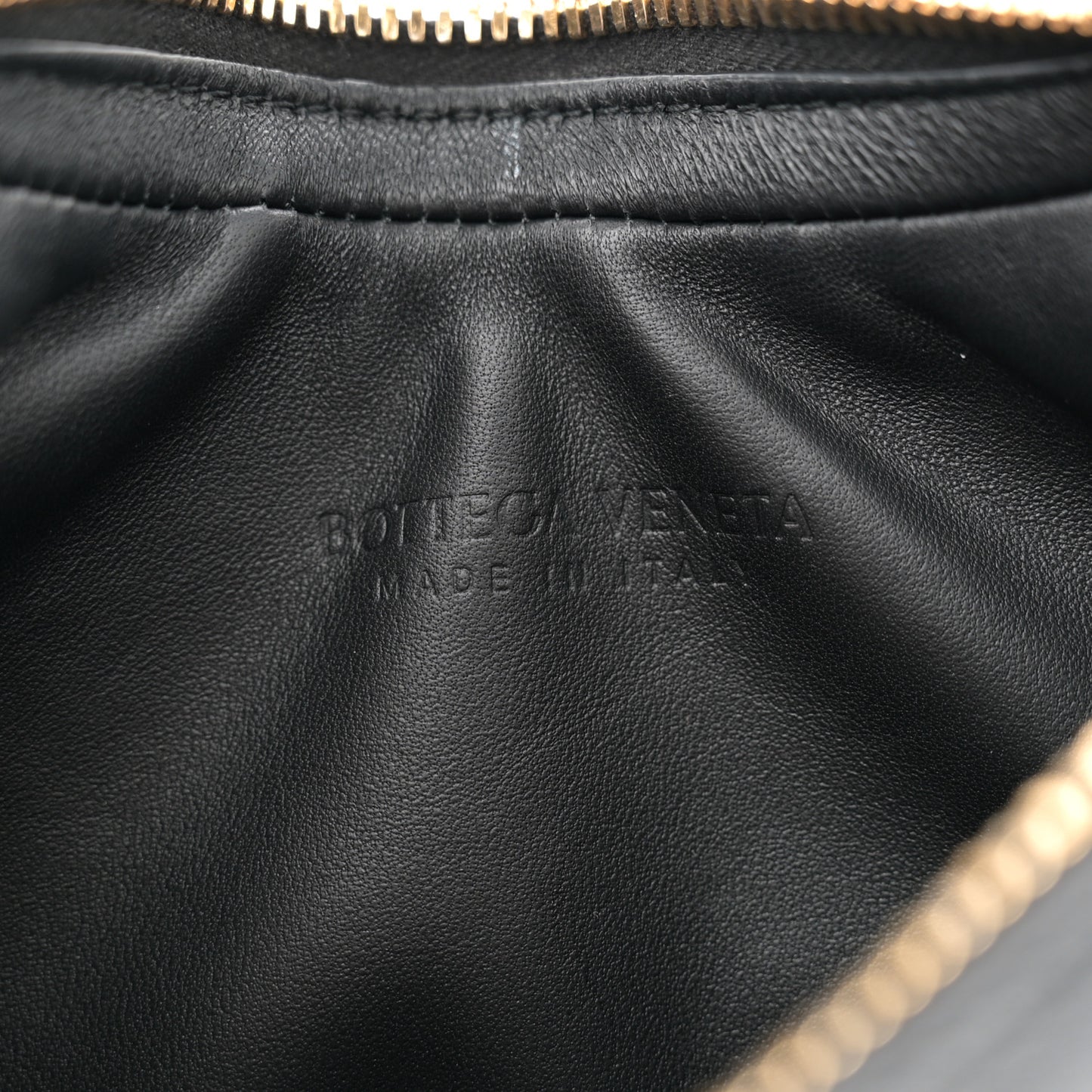 Smooth Calfskin Hula Hoop Shoulder Bag Black