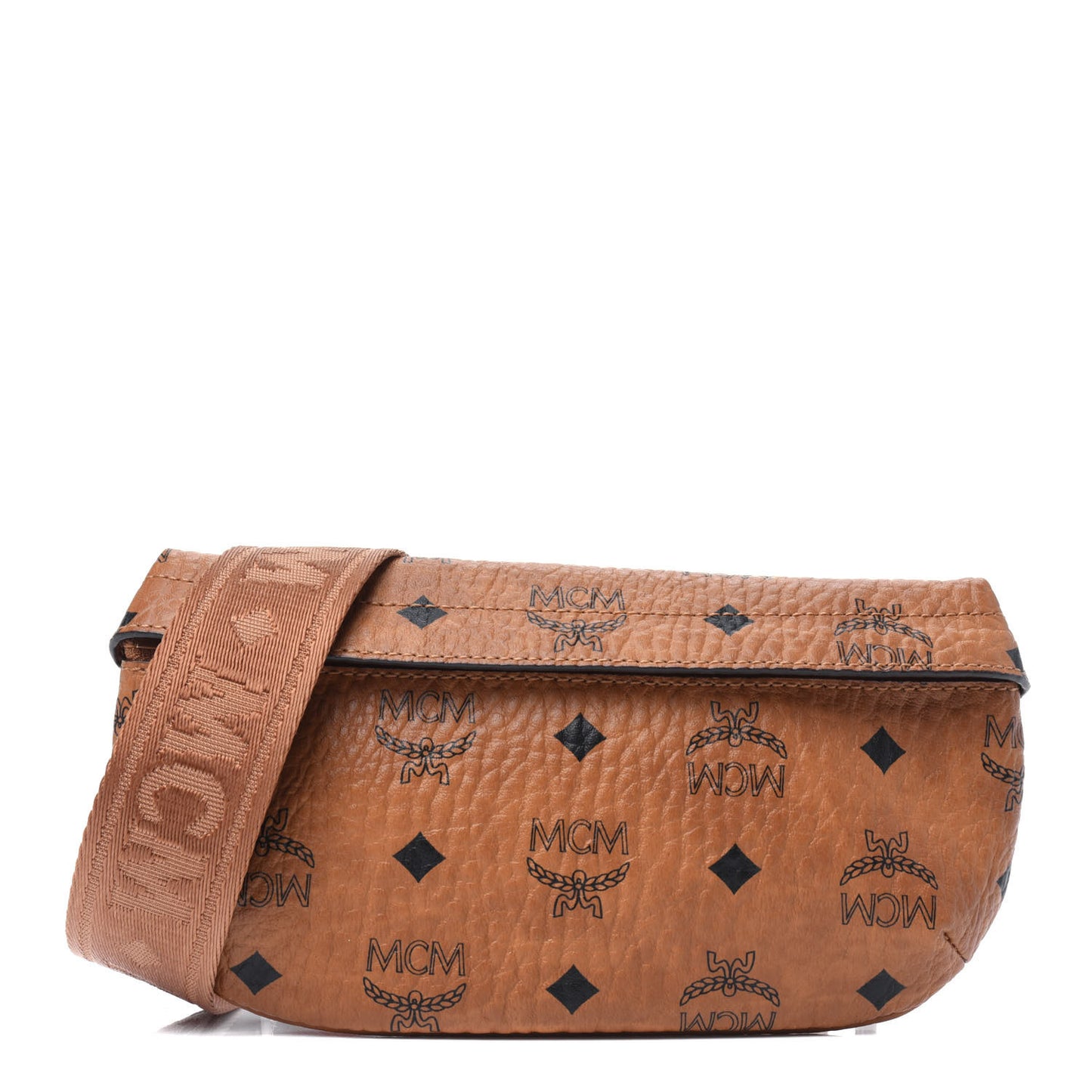 Visetos Small Crossbody Belt Bag Cognac