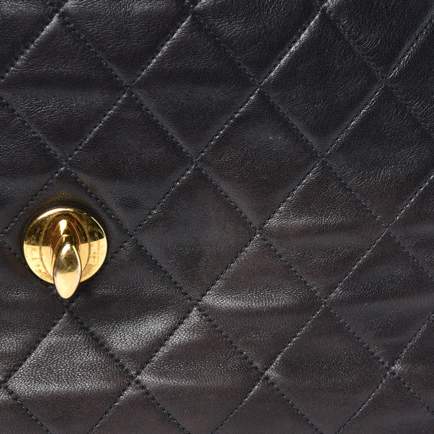 Chanel Lambskin Quilted XL Jumbo Single Flap Black 11 of 17