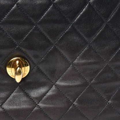 Chanel Lambskin Quilted XL Jumbo Single Flap Black 11 of 17