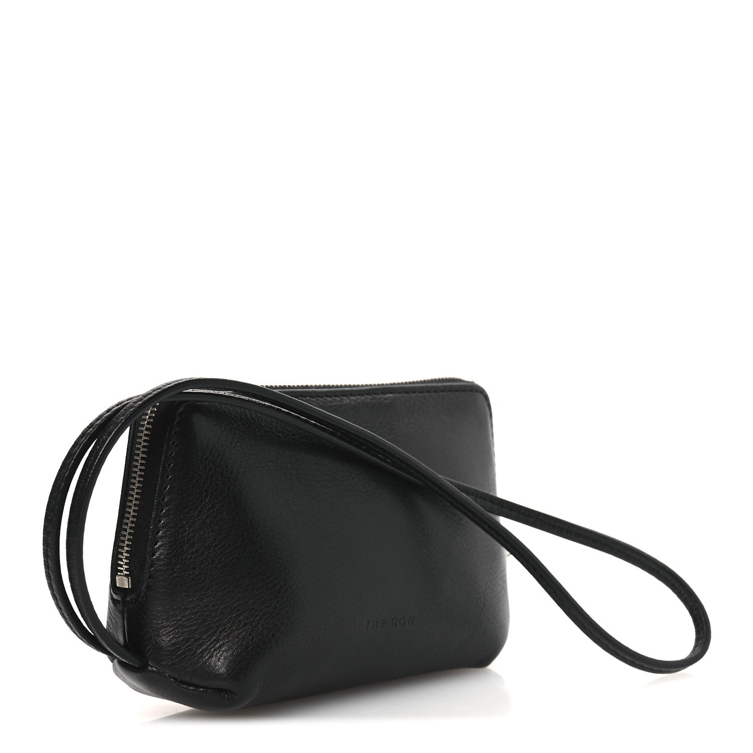 The Row Grained Calfskin Owen Pouch Black 3 of 6