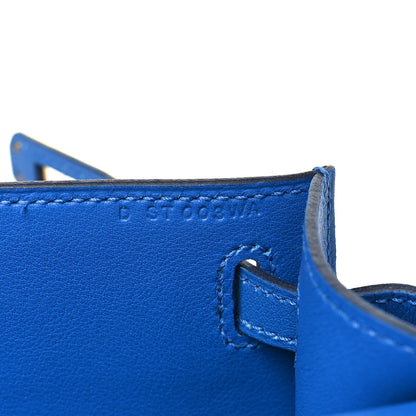 Hermes Swift Kelly Pochette Clutch Bleu Zellige 8 of 11